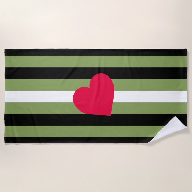 Serviette De Plage Drapeau Boi Pride (Devant)