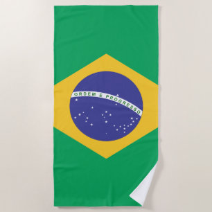Serviette De Plage Drapeau Brasil