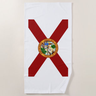 Serviette De Plage Drapeau de Floride