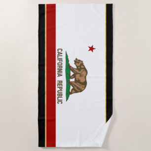 Serviette De Plage Drapeau de la Californie