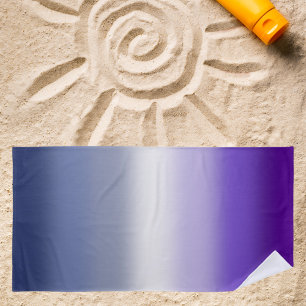Serviette De Plage Drapeau de la fierté lesbienne du bouton Gradient 