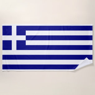 Serviette De Plage Drapeau de la Grèce