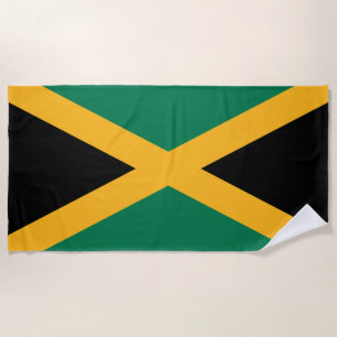 Serviette De Plage Drapeau de la Jamaïque