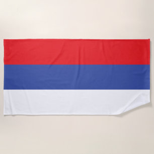 Serviette De Plage Drapeau de la Republika Srpska
