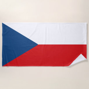 Serviette De Plage Drapeau de la République tchèque