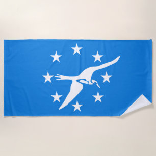 Serviette De Plage Drapeau de la ville de Corpus Christi (Texas)