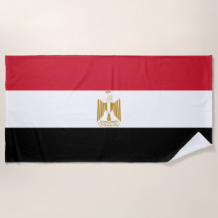 Serviette De Plage Drapeau de l'Égypte