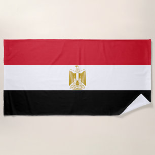 Serviette De Plage Drapeau de l'Égypte