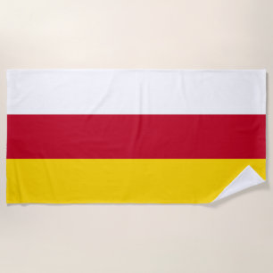Serviette De Plage Drapeau de l'Ossétie du Nord