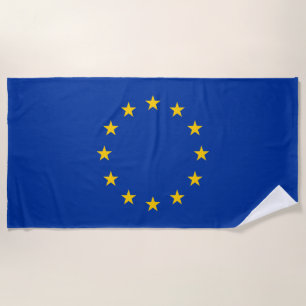 Serviette De Plage Drapeau de l'Union européenne