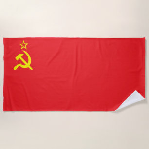 Serviette De Plage drapeau de l'URSS