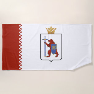 Serviette De Plage Drapeau de Mari El
