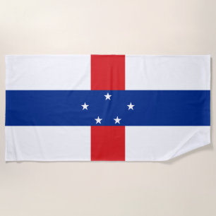 Serviette De Plage Drapeau des Antilles néerlandaises