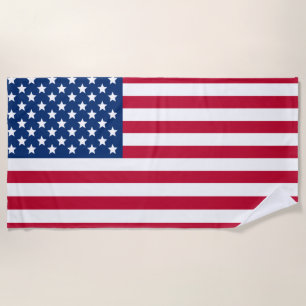Serviette De Plage Drapeau des États-Unis