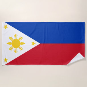 Serviette De Plage Drapeau des Philippines