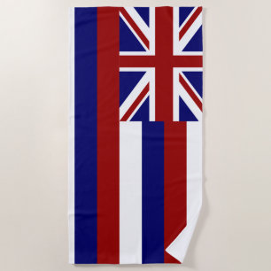 Serviette De Plage Drapeau d'Hawaï