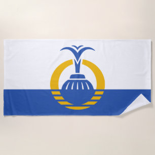 Serviette De Plage Drapeau d'Orlando (Ville en Floride, USA)