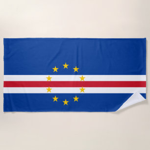 Serviette De Plage Drapeau du Cap Vert