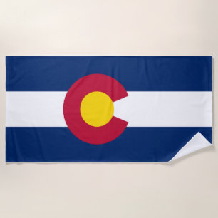 Serviette De Plage Drapeau du Colorado