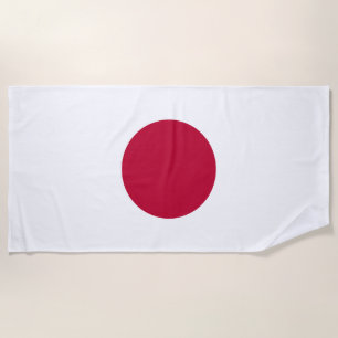 Serviette De Plage Drapeau du Japon