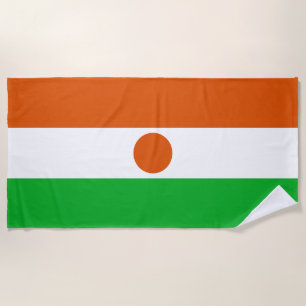 Serviette De Plage Drapeau du Niger