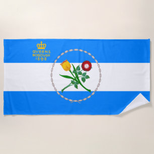 Serviette De Plage Drapeau du Queens (arrondissement de New York)
