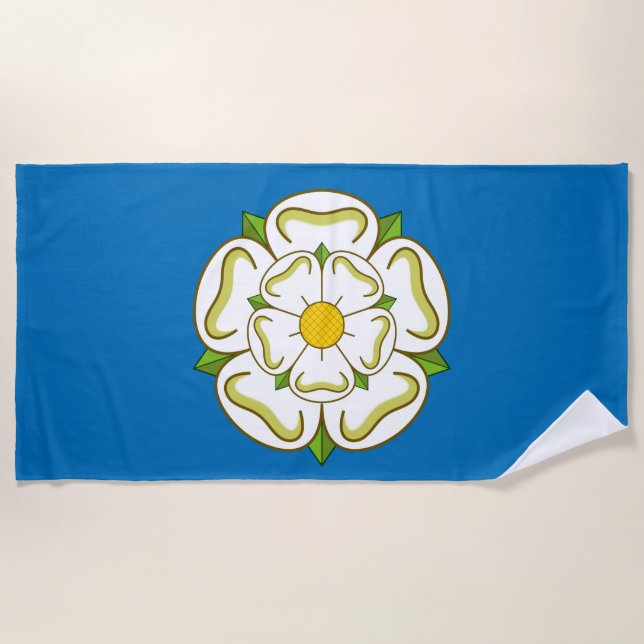 Serviette De Plage Drapeau du Yorkshire (comté anglais) (Devant)