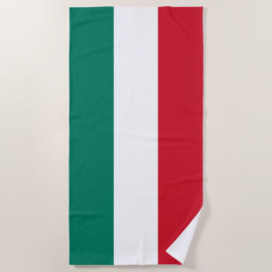 Serviette De Plage Drapeau italien Italia Il Tricolore