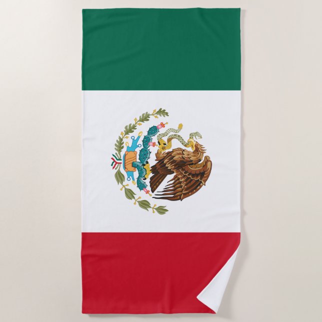 Serviette De Plage Drapeau mexicain - Drapeau mexicain (Devant)