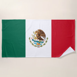 Serviette De Plage Drapeau mexicain (Mexique)