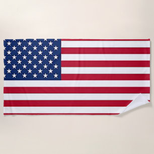 Serviette De Plage Drapeau national des États-Unis d'Amérique