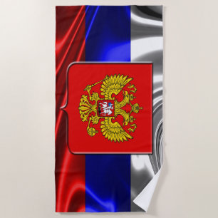 Serviette De Plage Drapeau russe