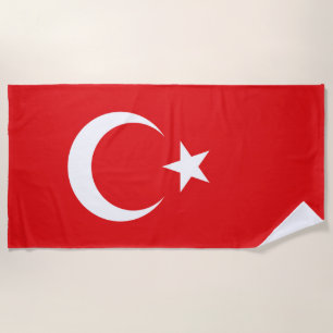 Serviette De Plage Drapeau Turquie