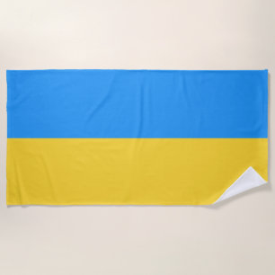 Serviette De Plage Drapeau ukrainien
