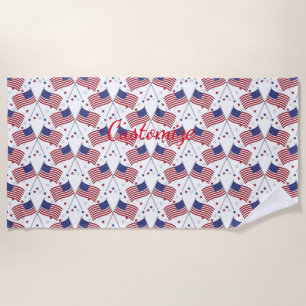 Serviette De Plage Drapeaux américains Thunder_Cove patriotique 4