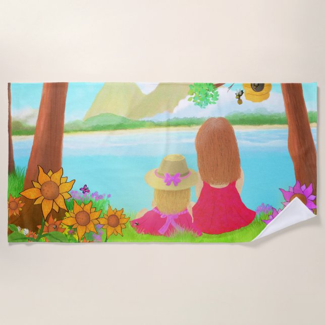 Serviette de plage Dream View (Devant)
