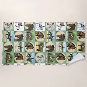 Serviette De Plage Dressage Horses Beach Towne pour les amateurs de c