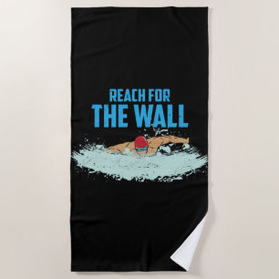 Serviette De Plage Drôle Devis nage nage nage cadeau nageur