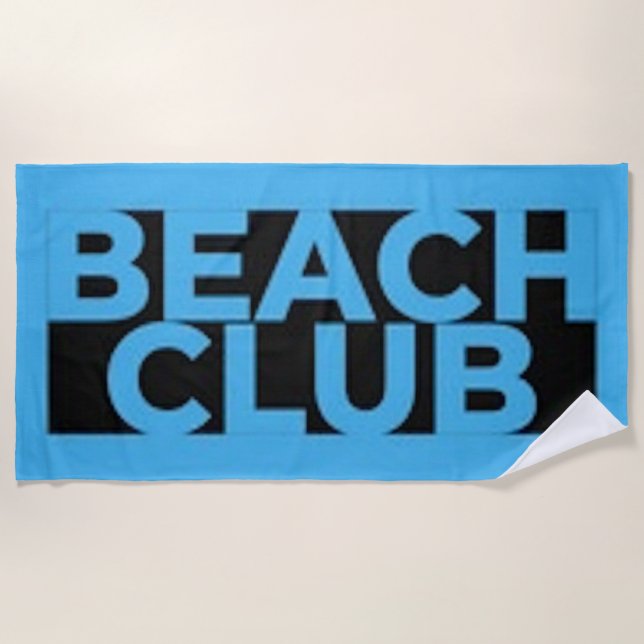 serviette de plage du Beach Club (Devant)