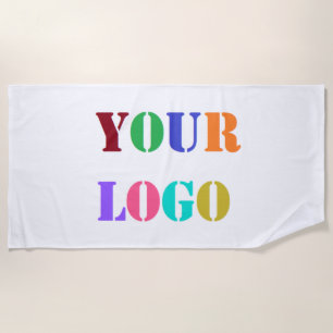 Serviette de plage du logo professionnel personnal