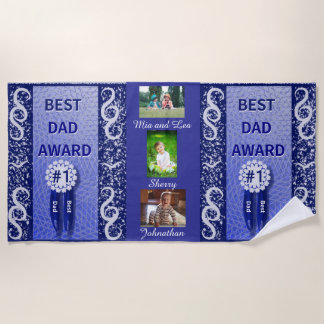 Serviette de plage du meilleur père