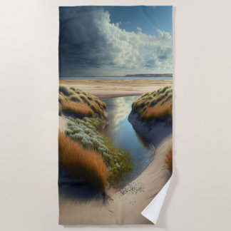 Serviette De Plage Dunes côtières néerlandaises
