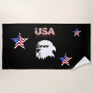 Serviette De Plage Eagle chauve