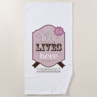 Serviette De Plage écriture chrétienne biblique romains 8 romans amou