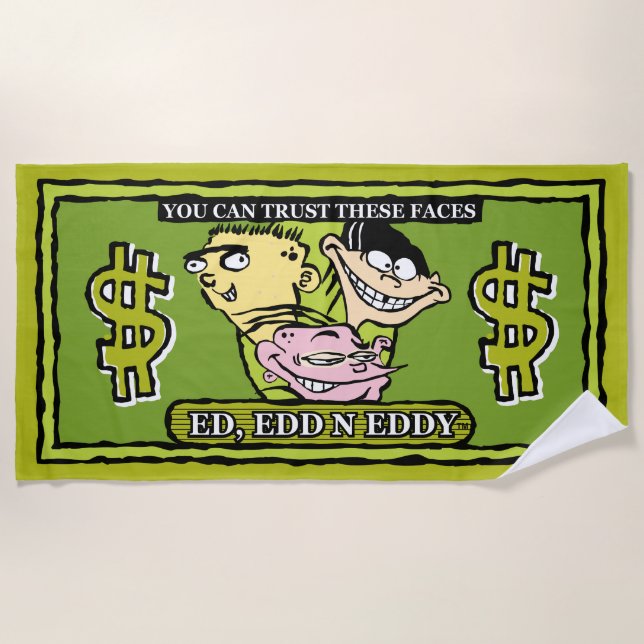 Serviette De Plage Ed, Edd, n Eddy Dollar Bill (Devant)