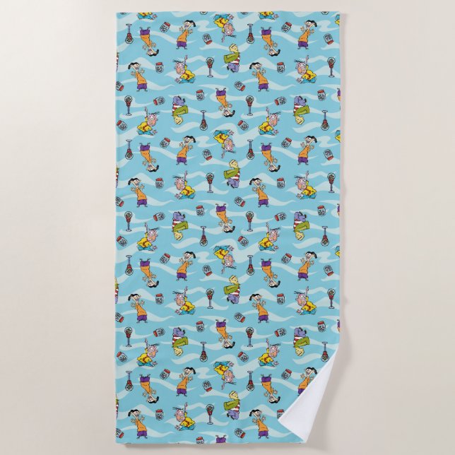 Serviette De Plage Ed, Edd, n Motif Eddy (Devant)