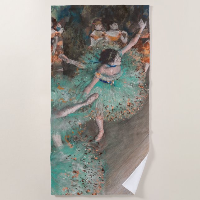 Serviette De Plage Edgar Degas - Swaying Dancer / Danseuse en vert (Devant)
