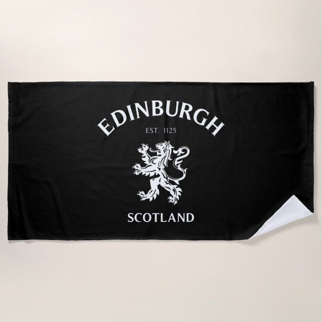 Serviette De Plage EDIMBOURG Écosse (Devant)
