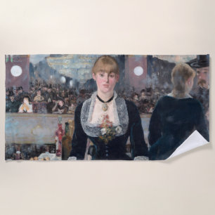 Serviette De Plage Edouard Manet - Un bar aux Folies-Bergere