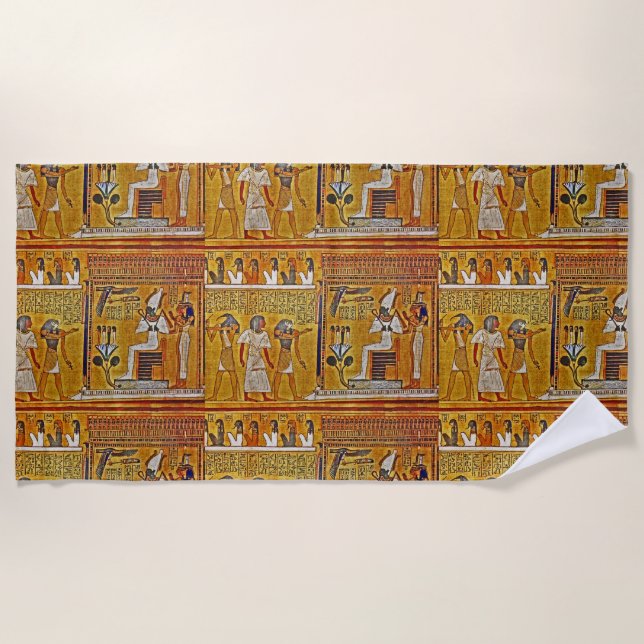 Serviette De Plage Egyptian Art Egypt (Devant)
